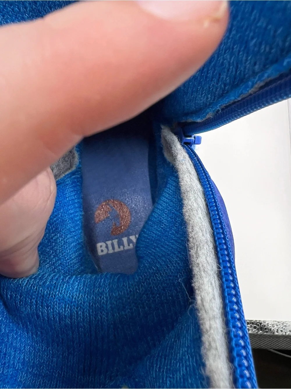 Billy Kids Blue Waterproof Zip sides  Rain Boots